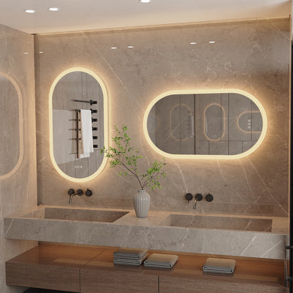Grote verlichte spiegel voor badkamers – Luxe en helder
