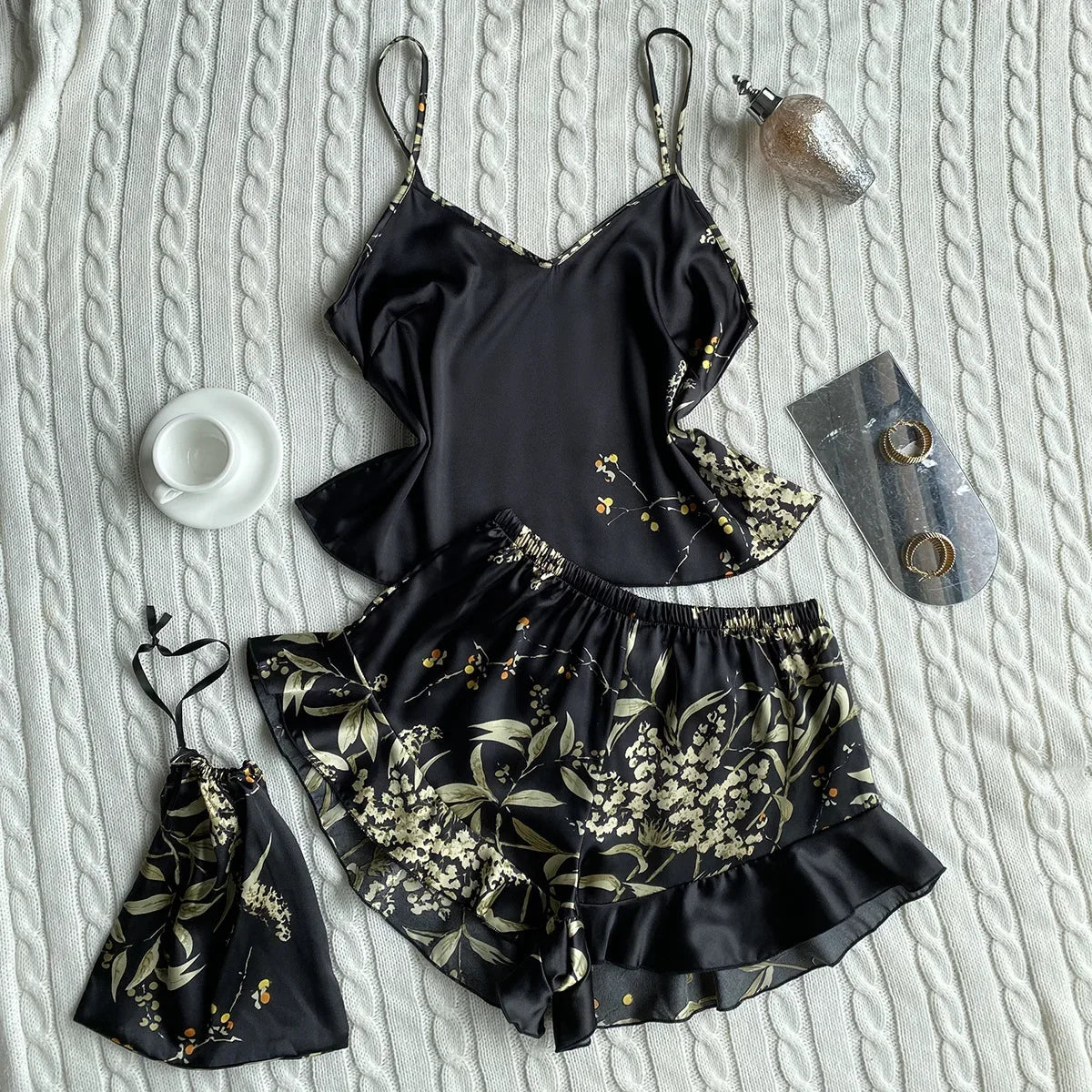 Dames pyjama winter met warme stof