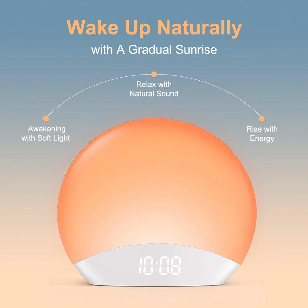 Lamp met wake up simulatie – Voor een betere start