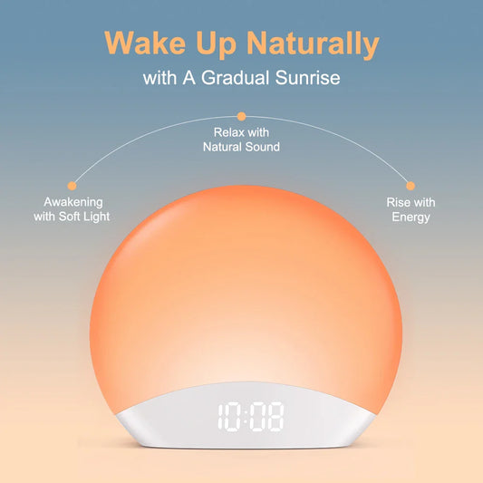 Lamp met wake up simulatie – Voor een betere start