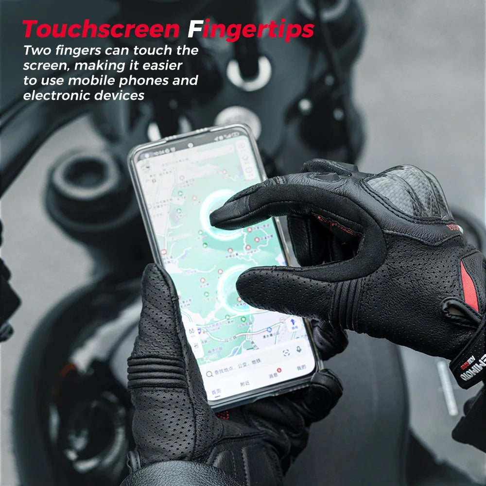 Functionele leren heren handschoenen voor kou