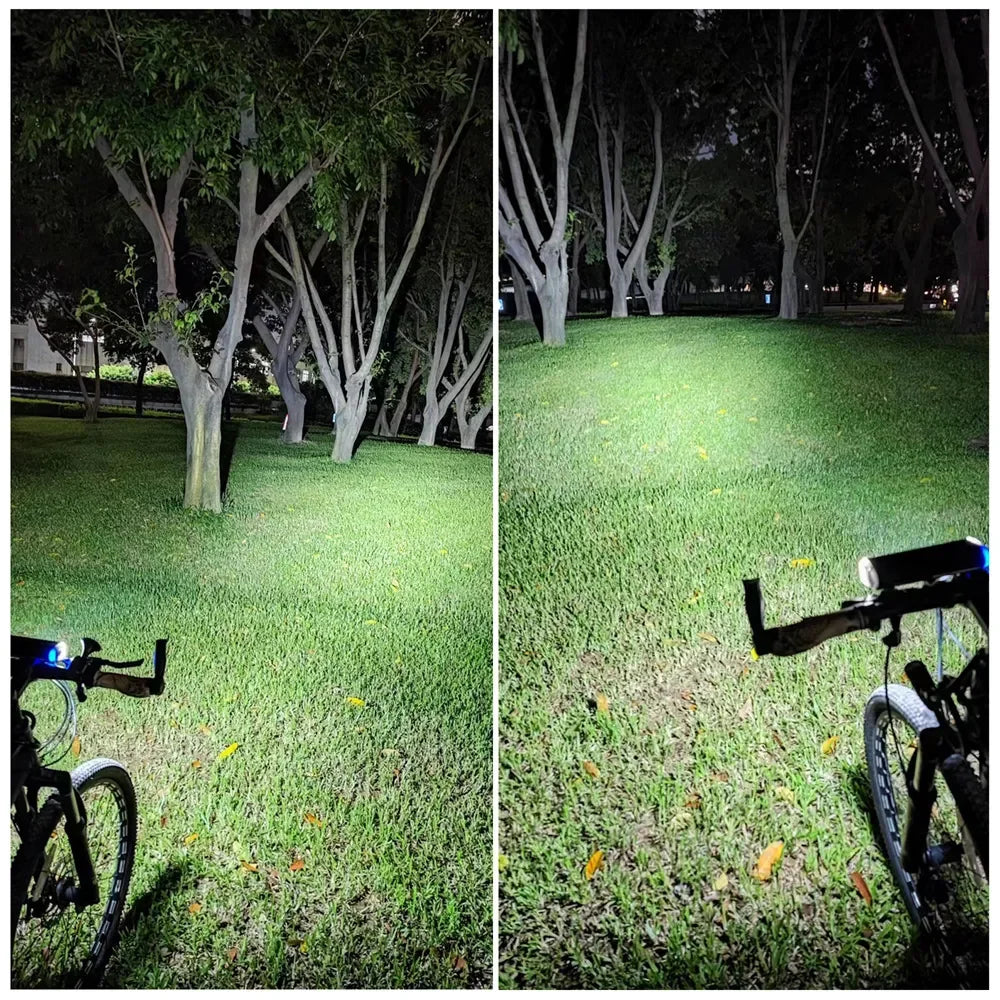 Fietslamp met rubberen grip voor stevige montage