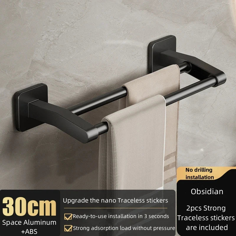 Handdoek rek met decoratief frame – Functioneel en mooi