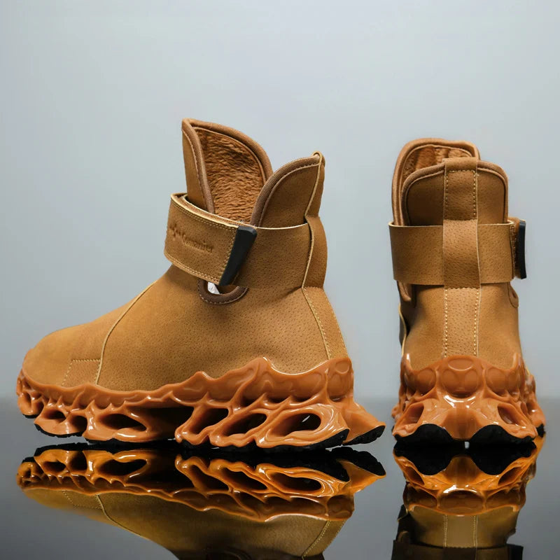 Heren sandalen met rubberen zool