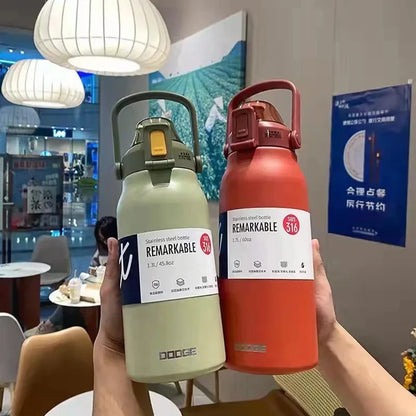 Thermosfles met fliptop – Snelle toegang tot je drankje