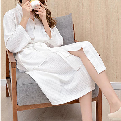 Zomer ochtendjas dames met riemsluiting – Comfort in de warmte