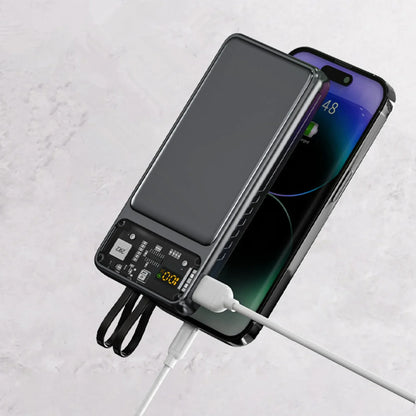 Draadloze powerbank met LED-scherm