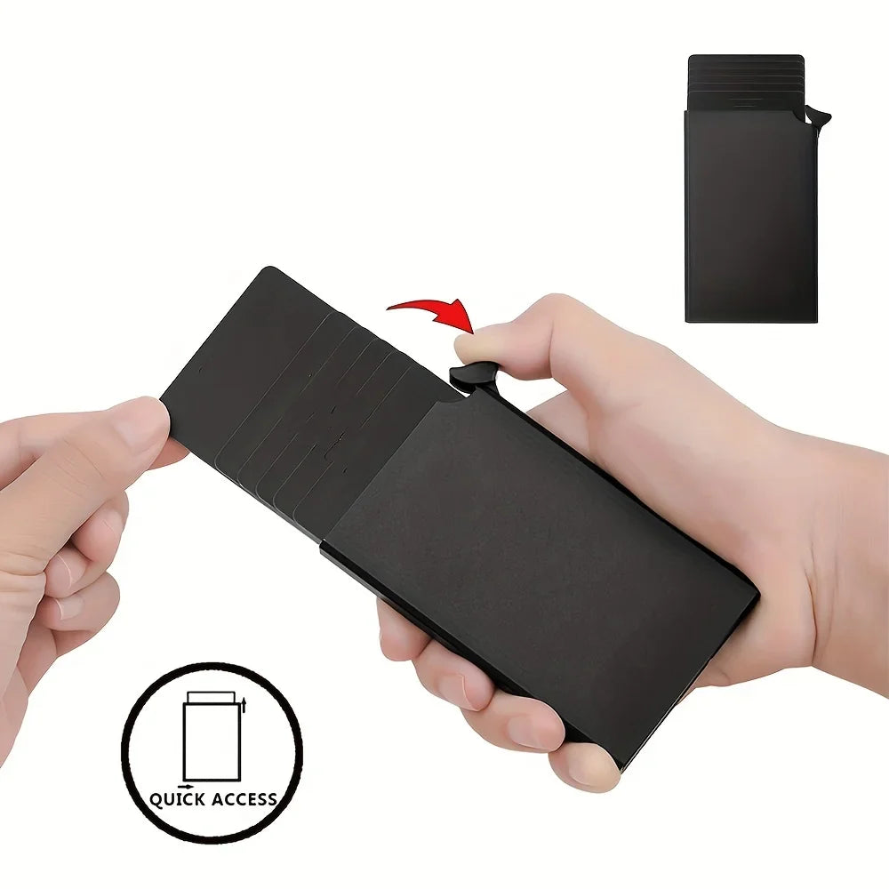 Pasjeshouder heren met magnetische sluiting – Slank en veilig