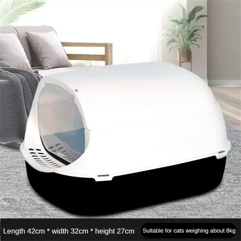 Design kattenbak met houten poten – Eyecatcher in je woonkamer
