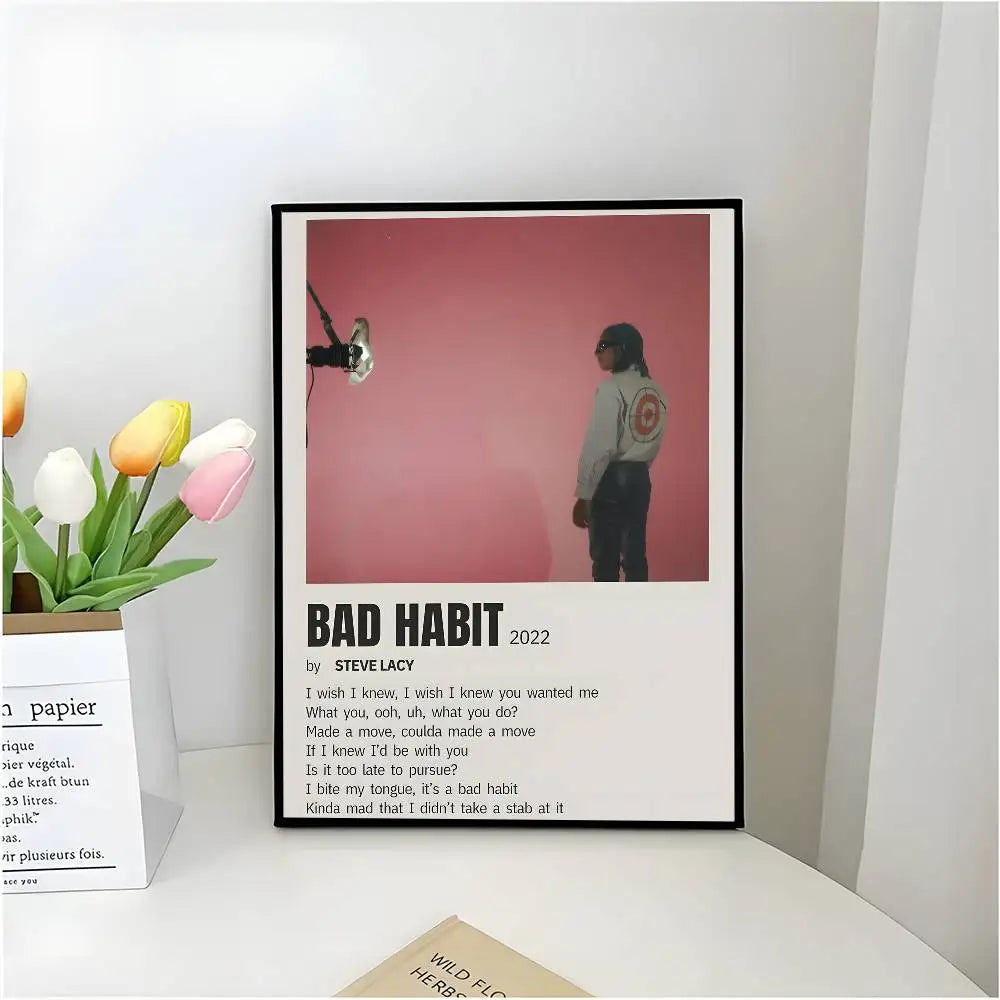 Wandposter met geometrische vormen