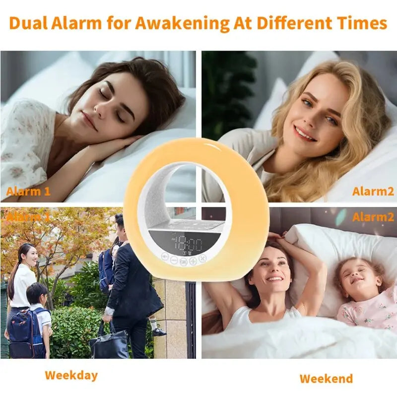 Wake up light Action met meerdere volumes – Voor elke slaper
