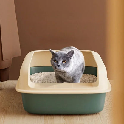 Grote kattenbak met scheidingswand – Voor meerdere katten