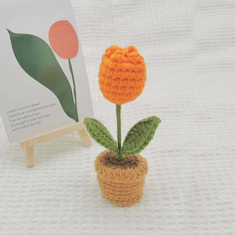 Metalen bloemen voor kleurrijke tuindecoratie