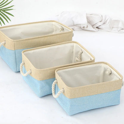 Blokker wasmand met neutrale kleur