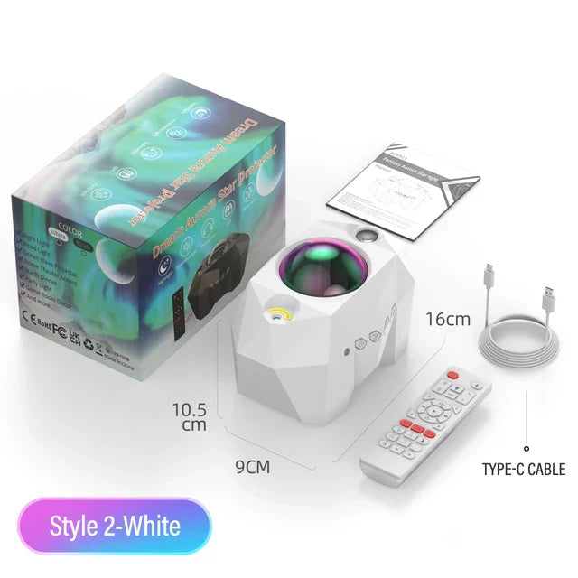 Sterrenhemel projector met veranderende patronen