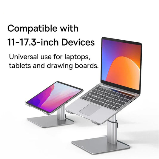 Aluminium laptopstandaard met koelfunctie