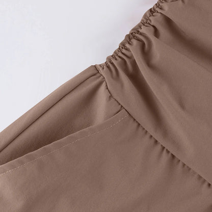 H&M linnen broek dames cropped model – Luchtig en modern