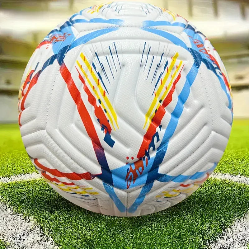 Straatvoetbal met goede grip op tegels