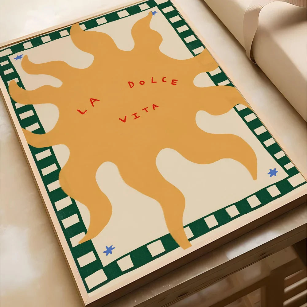 Poster met bospad of natuurpad