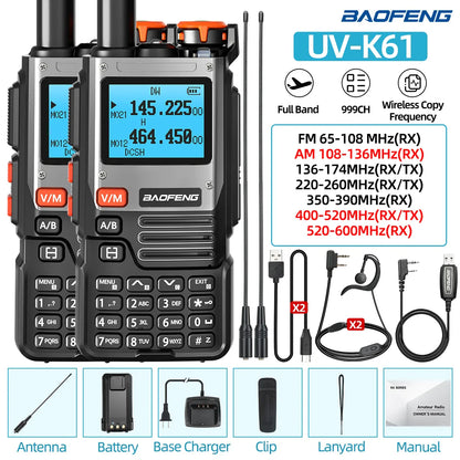 Walkie talkies met oplaadbare batterijen