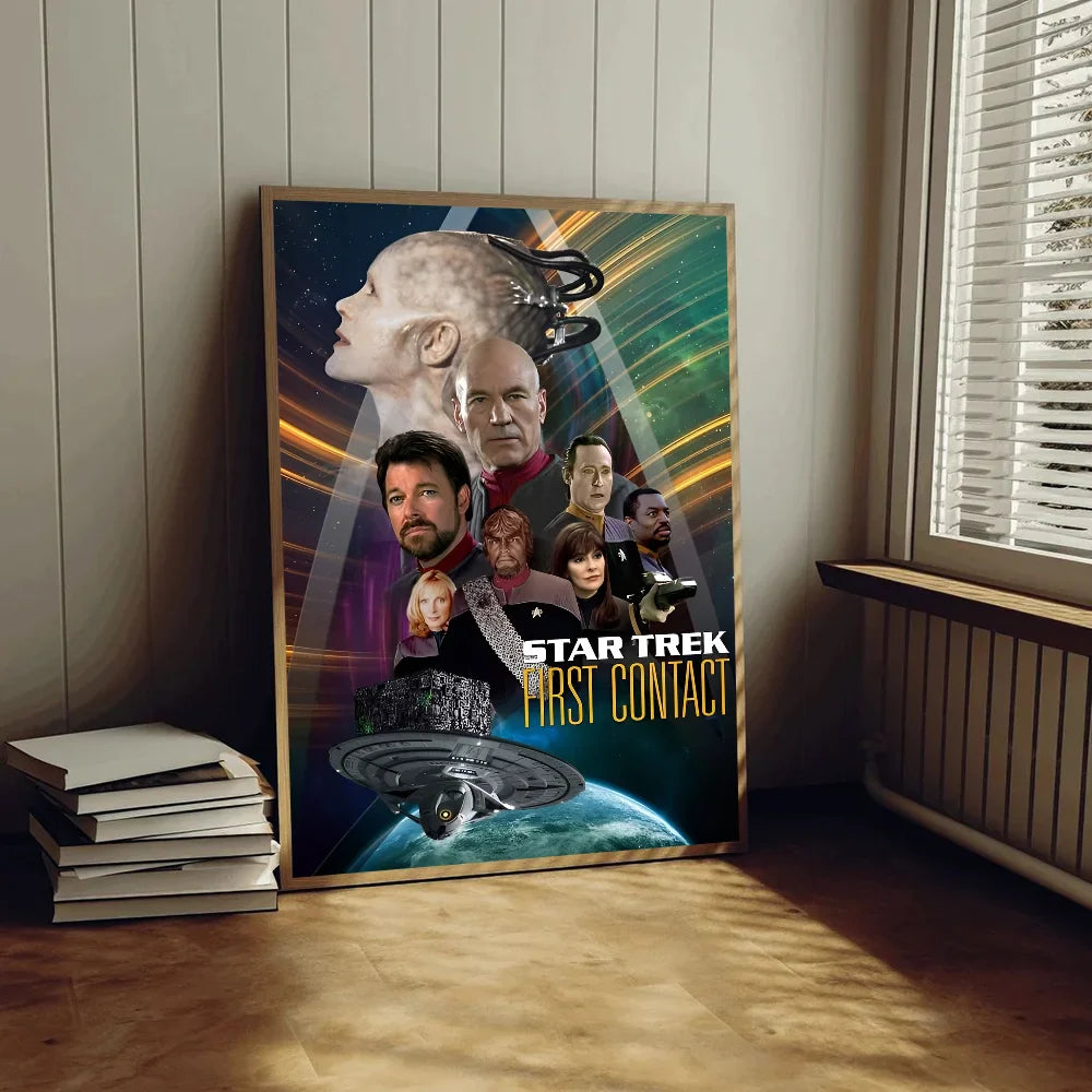 Poster in beige en zandtinten