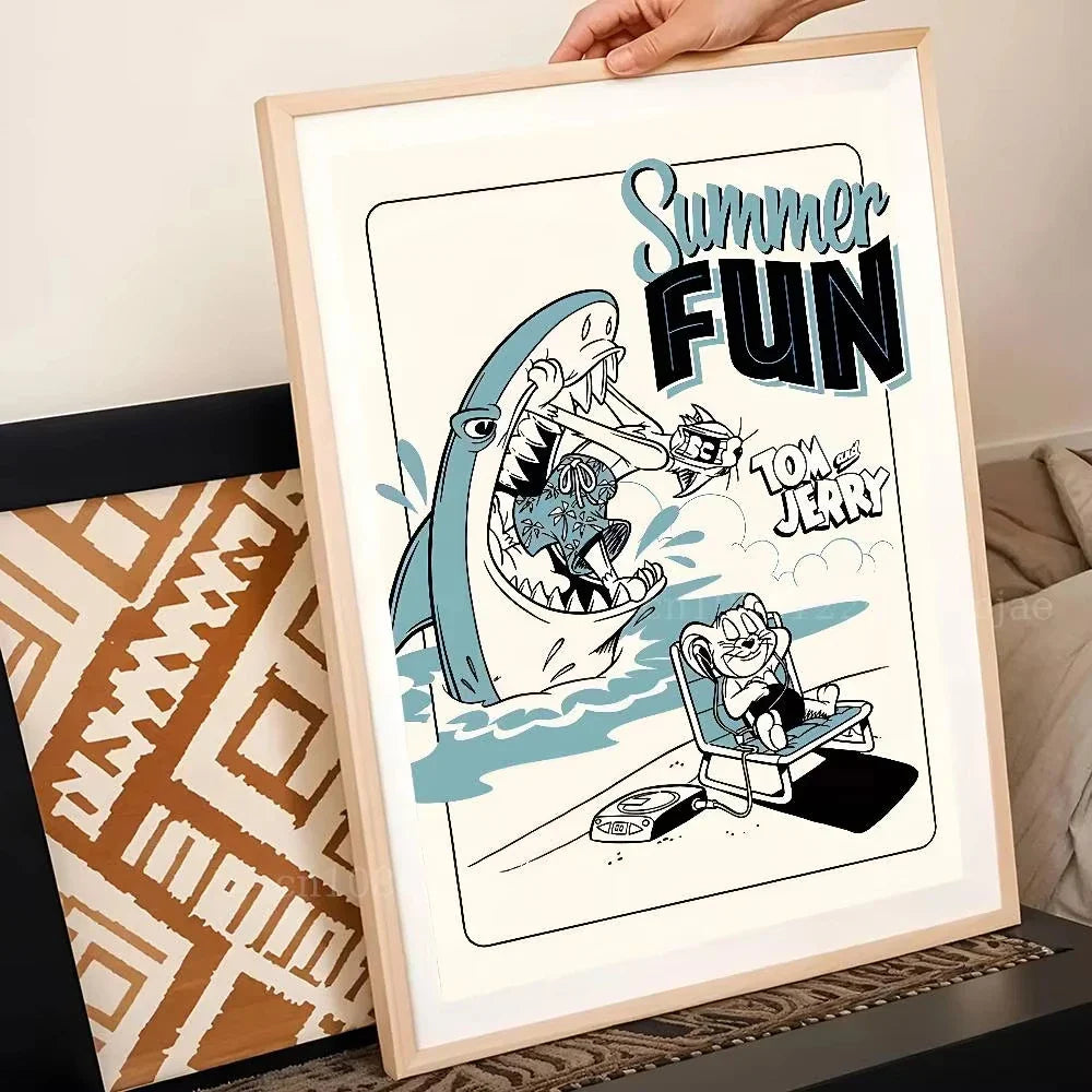 Kunstposter met klassiek werk