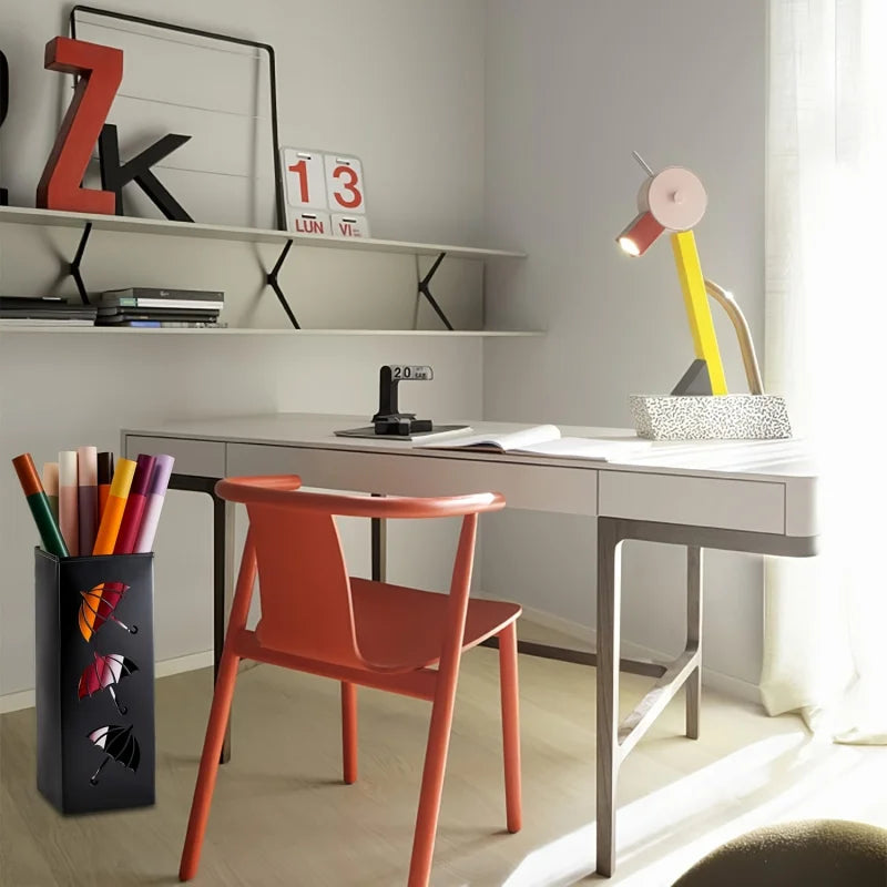 Ronde paraplubak met open design