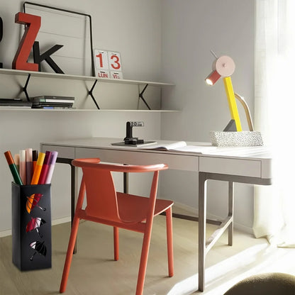 Ronde paraplubak met open design