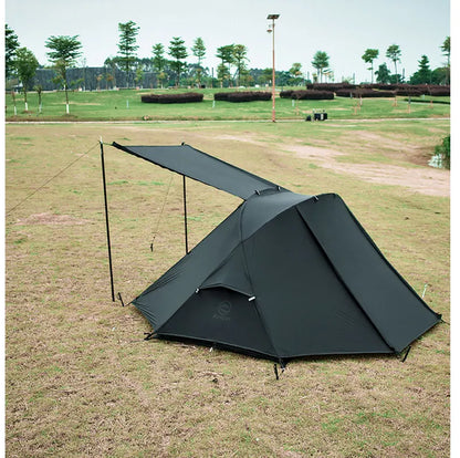 Pop-up tent met reflecterend dak – Minder hitte binnen