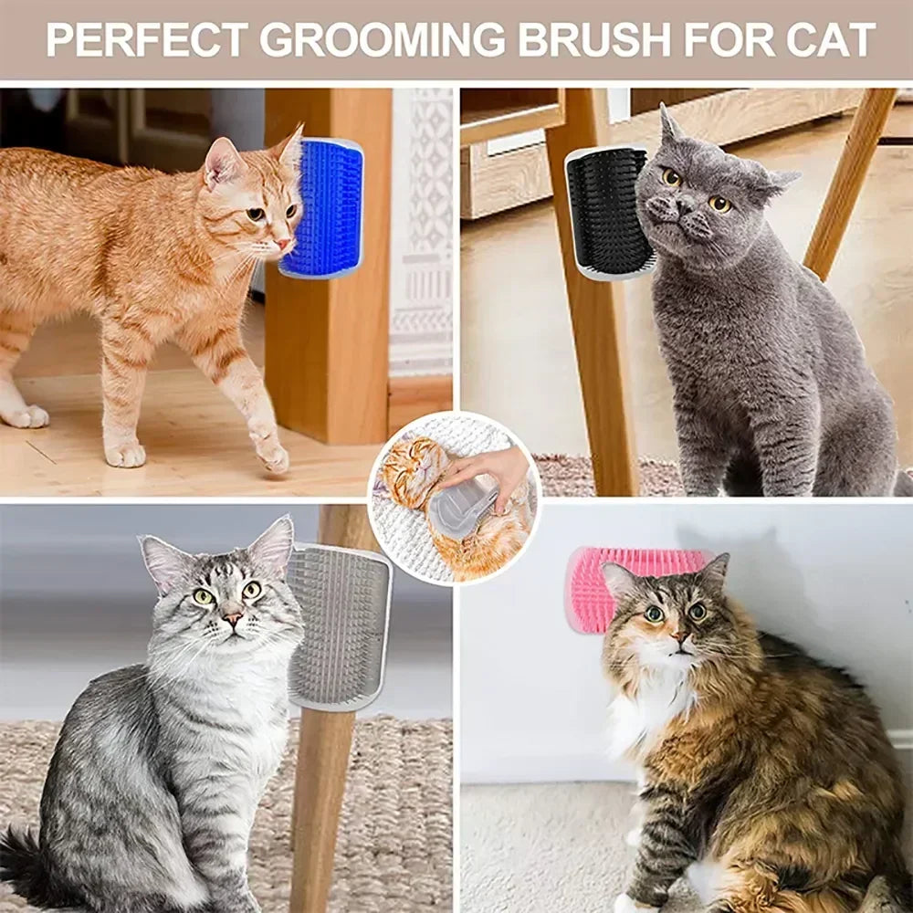 Kattenpaal met platformen in houtlook – Natuurlijk effect