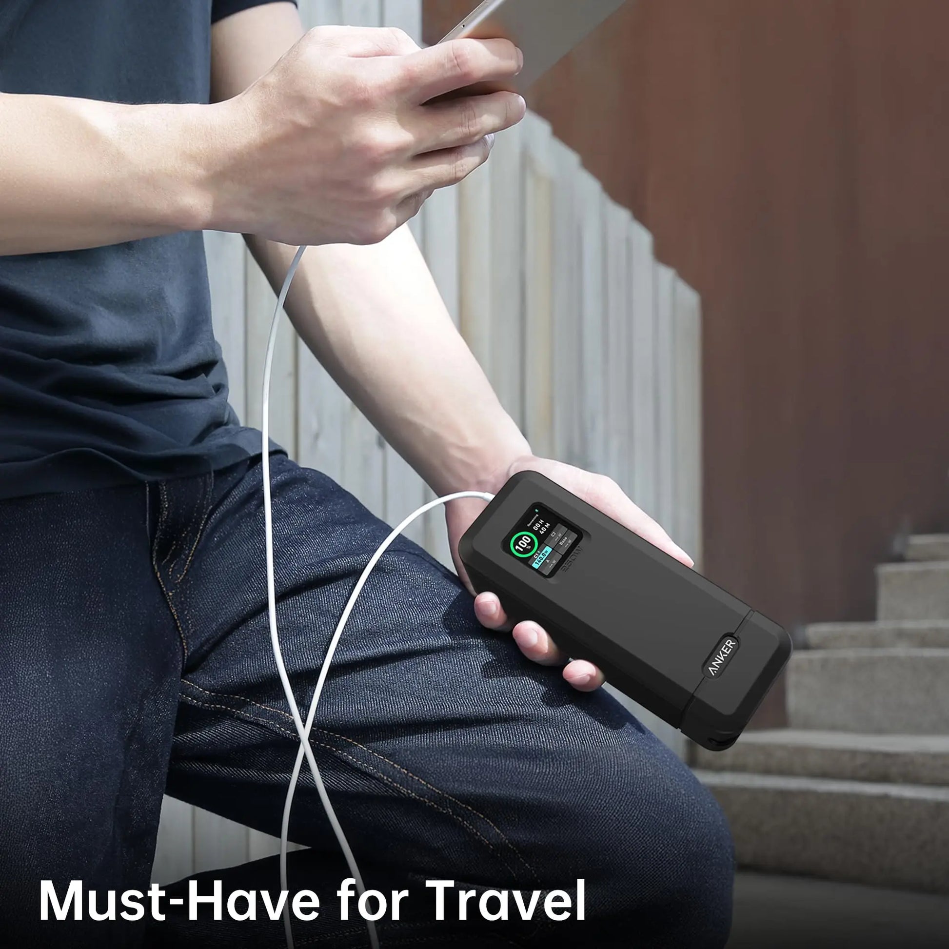 Powerbank Action met kleurrijk design