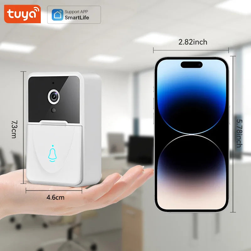 Deurbel met video in compact design – Past bij elke woning