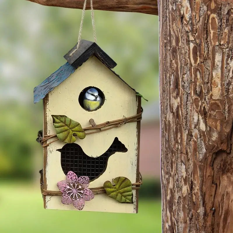 Vogelhuisje met landelijk karakter – Past in elke tuin