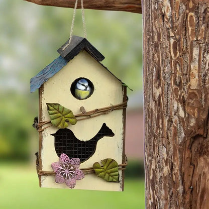 Vogelhuisje met landelijk karakter – Past in elke tuin