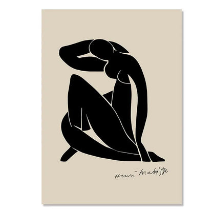 Abstracte poster in pasteltinten