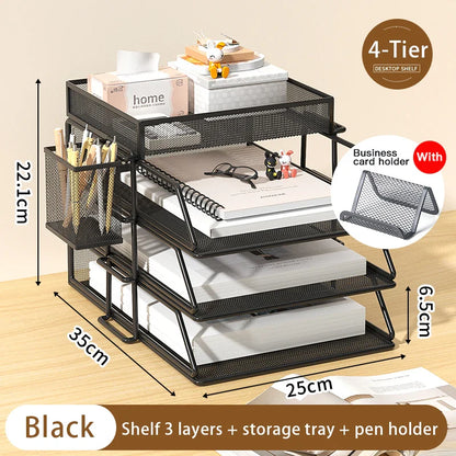 Witte desk organizer – Fris en professioneel