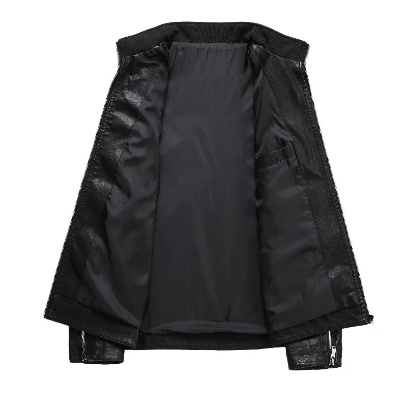 Leren jassen heren met urban details – Eigentijdse look