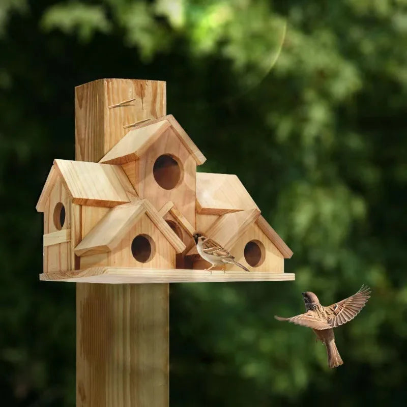 Vogelhuisje Action met print – Speels ontwerp