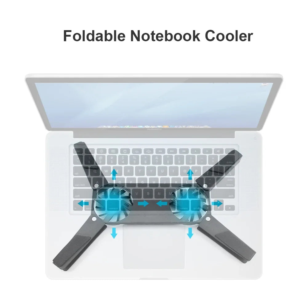 Aluminium laptopstandaard met koelfunctie