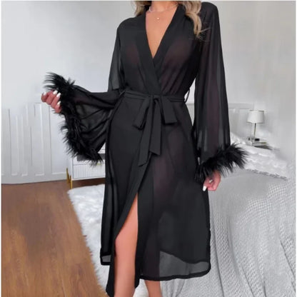 Satijnen ochtendjas dames Hunkemöller roze – Elegant ontwaken