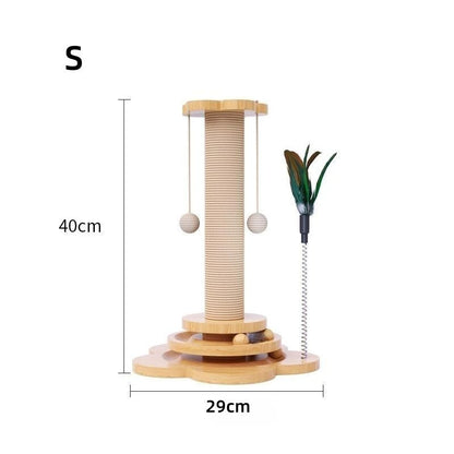 Design kattenmeubel met krabvlak – Functioneel kunstwerk