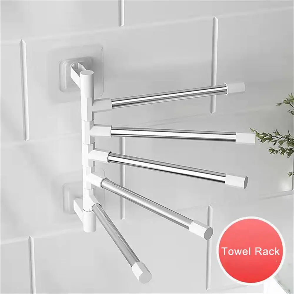 Zwevend handdoekrek voor moderne badkamer – Minimalistisch design