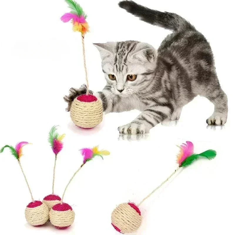 Kattenpaal met houten panelen – Rustieke look