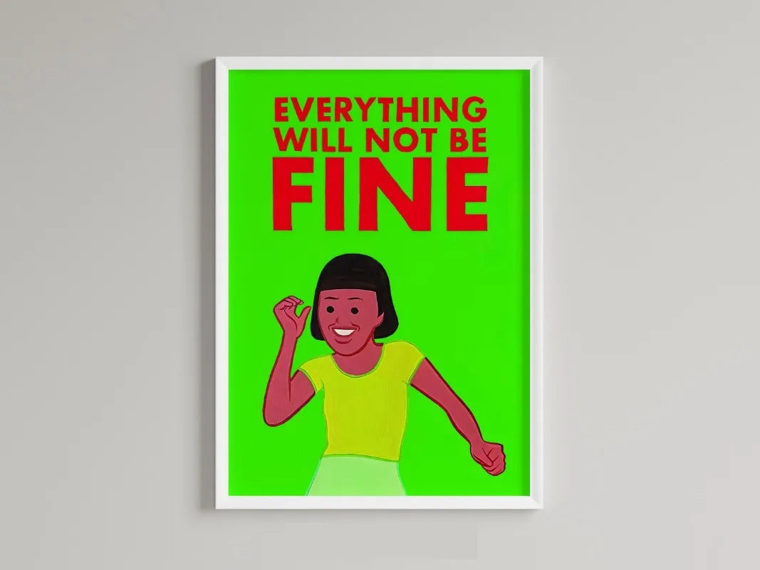 Poster in zachte pastelkleuren