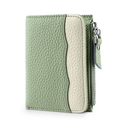 Luxe leren herenportemonnee met stiksels – Tijdloos design