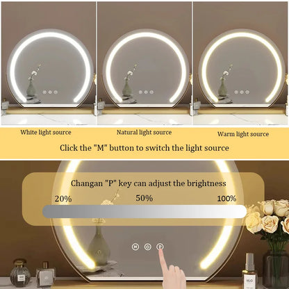 LED make-up spiegel met vergroting – Perfect voor gedetailleerd werk
