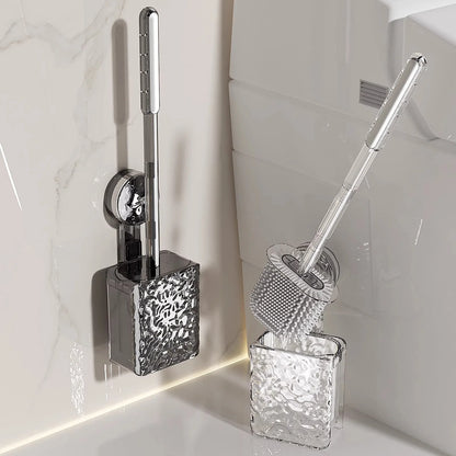 Toiletborstel met houder en deksel – Voor hygiëne en netheid
