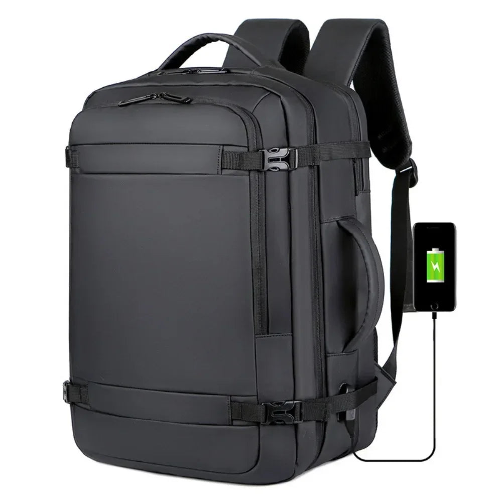 Handbagage rugzak met trolleybevestiging