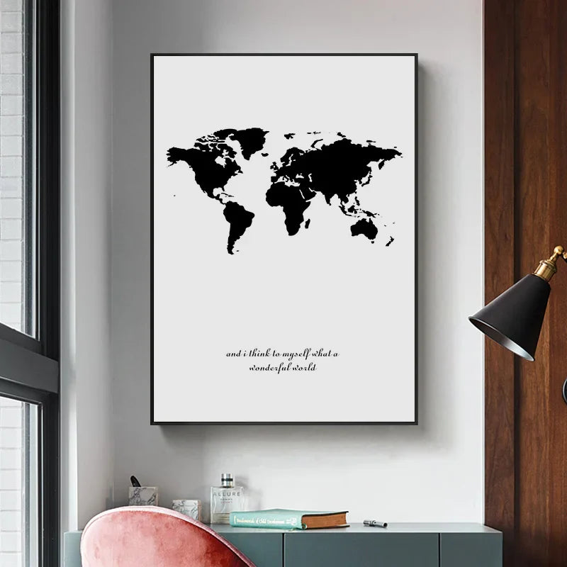 Wereldkaart als cadeau voor globetrotters