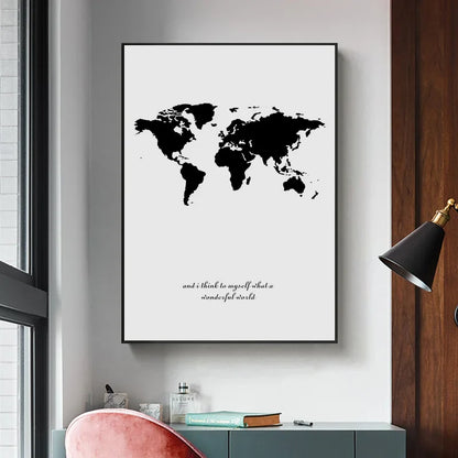 Wereldkaart als cadeau voor globetrotters